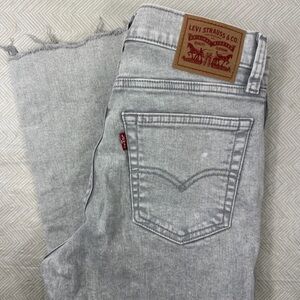 Levi's Gray Straight Leg Jeans